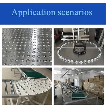 1" Stainless Steel Ball Transfer Units,4pcs Screw Mounted Roller Ball Transfers Bearing,Load Capacity 88lbs,for Conveyor Roller Stand Transmission System