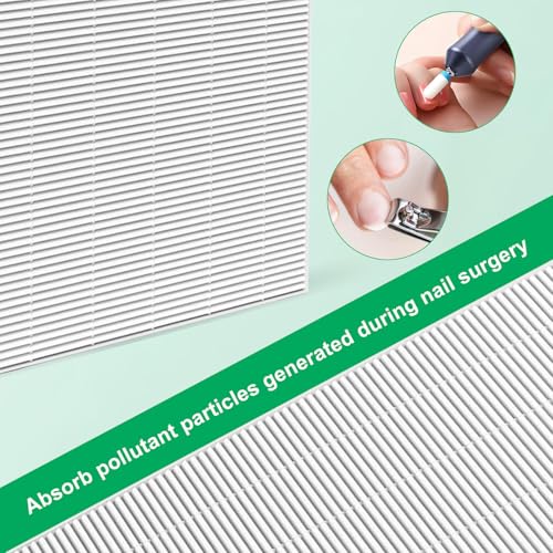 Air Filter Replacement Compatible with saviland Nail Dust Collector Filter,4Pack