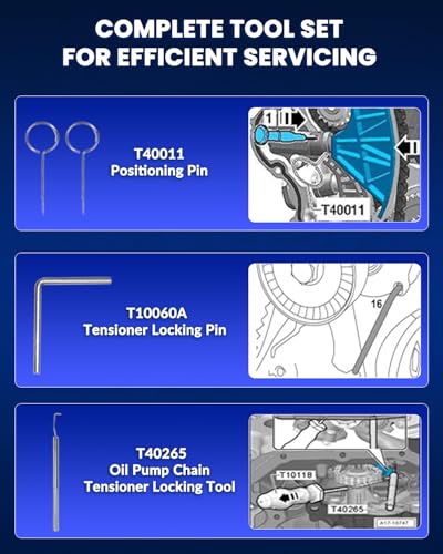DPTOOL EA888 Engine Timing Tool Kit for VAG 1.8 2.0 TSI TFSI - size: 19PC Large Kit