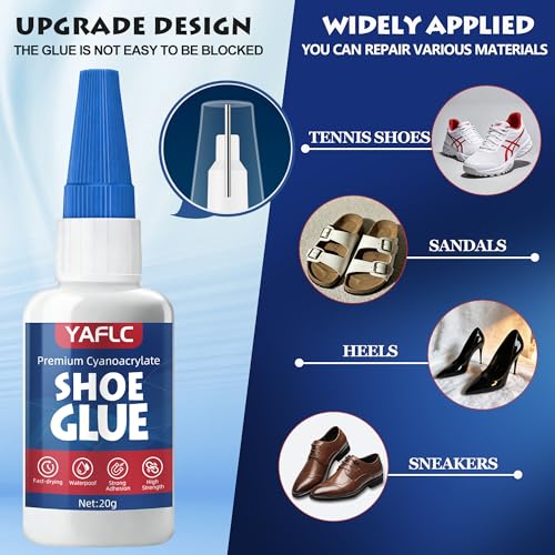 Shoe Glue Sole Repair, Super Glue for Shoes Heavy Duty 40g - style: Shoe Glue