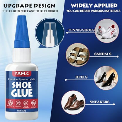 Shoe Glue Sole Repair, Super Glue for Shoes Heavy Duty 40g - style: Shoe Glue