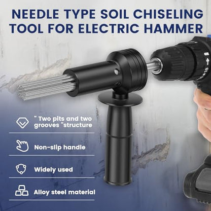 Electric Needle Scaler SDS Plus Attachment with Handle Needle Scaler