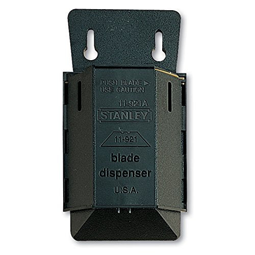 Stanley 11921A Wall Mount Utility Knife Blade Dispenser w/Blades, 100/Pack