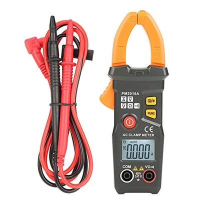 Jeanoko Digital Meter Multimeter, PEAKMETER PM2016A/S Digital Clamp Multimeter 6000 Counts AC Volt Amp Ohm Hz Meter(PM2016A)