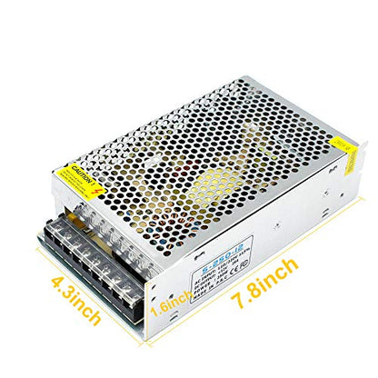 inShareplus 12V 20A 240W, DC Universal Regulated Switching Power Supply, Converter AC 100-240V to DC 12 Volt LED Driver, Transformer, Adapter for LED Strip Light - style: 12V 240W