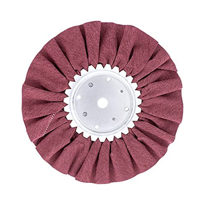 United Pacific 10-Inch Red Treated Airway Buff, Model 90089