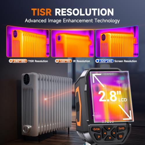 FOXWELL RT280 Thermal Imaging Camera, 320 x 240 2.8" LCD, 240 x 180 TISR