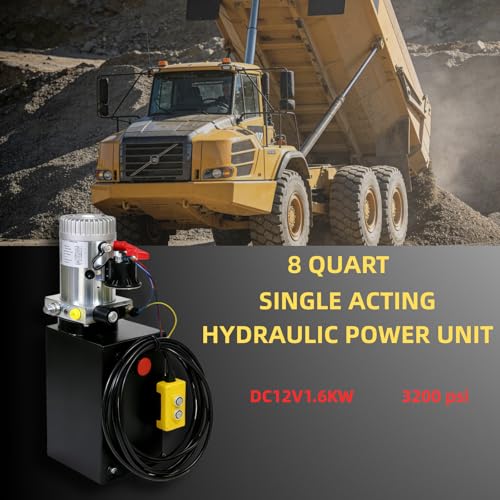 SALMAN Hydraulic Power Unit DC 12V 1.6KW Rotating Speed 2600RPM Pressure 16~20MPa Traffic 2.1 cc/r