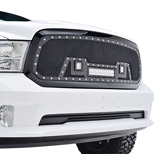 Paramount Automotive 48-0847 Evolution Black Stainless Steel Wire Mesh Packaged Grille