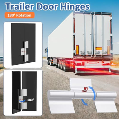 9 Inch Greaseable Weld On Door Hinge for Trailer Ramp Gate