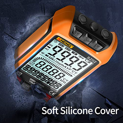 ANENG Smart Digital Multimeter, TRMS 9999 Count Auto Range, NCV Volt Meter