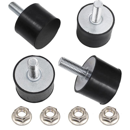 EASYEAH M10 Rubber Vibration Isolator Threaded Stud Shock Absorber - size: VE-M10x28-40x30