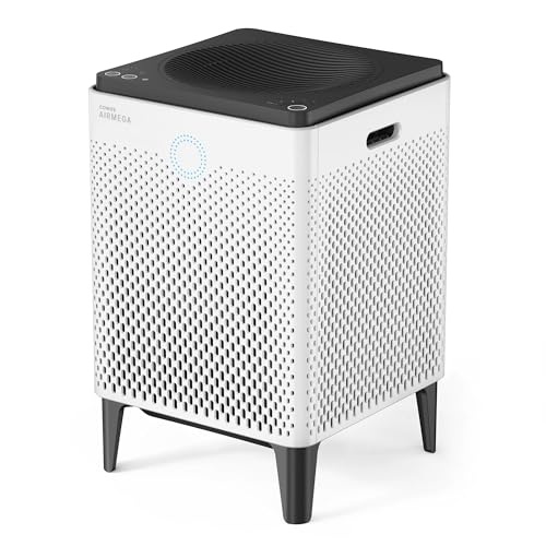 COWAY Air Purifier for Home Up to 3,120ft², Washable Pre-Filter and HEPA Filter for Smoke, Allergies, Pet Dander, Odor, AQI, Auto & Sleep Mode, Timer, 5yr Warranty, Airmega 400 White, AP-2015F - style: AIRMEGA 400 WHITE