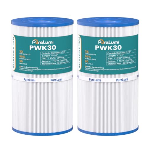 PWK30 Spa Filter Replaces 31489, FC-3915, P/N0969601, 71825, 73178, 2 Pack - size: 2PACK