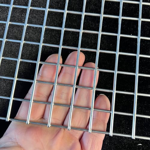 13Gauge Hole 3/4 inch 48"x24"Stainless Steel Hardware Cloth Delivered Flat|Strong Heavy Wire Fence Chicken Wire Fencing Metal Screen for Screen Door Mesh,Poultry Cage,Grill Mesh,Bird Netting,Pet Grate - size: 48"x24", style: 13Ga 3/4" Holes
