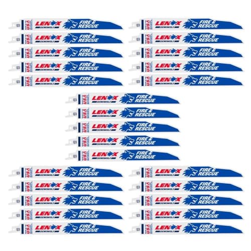 LENOX Tools Demolition Reciprocating Saw Blade with Power Blast Technology, Bi-Metal, 9-inch, 10 TPI, 25/PK - style: 9-Inch, 10 TPI, 25/PK