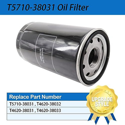 T5710-38031 Hydraulic Oil Filter Replace for T4620-38031 T4620-38032 T4620-38033 Compatible with Kioti Tractor Bobcat CT335 CT440 CT445 CT450 CT50 DK35 DK40 DK45 DK50 DK55 DK65 DK75 DS4110 DS4510 HS