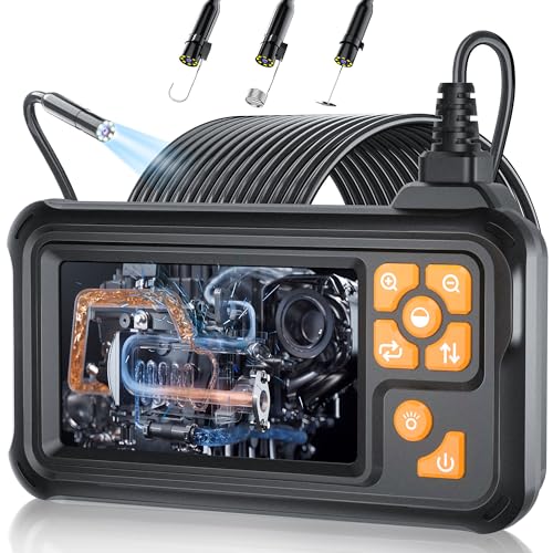 49.8FT Inspection Endoscope Camera with Light,1080P HD Borescope Camera - size: 49.8FT