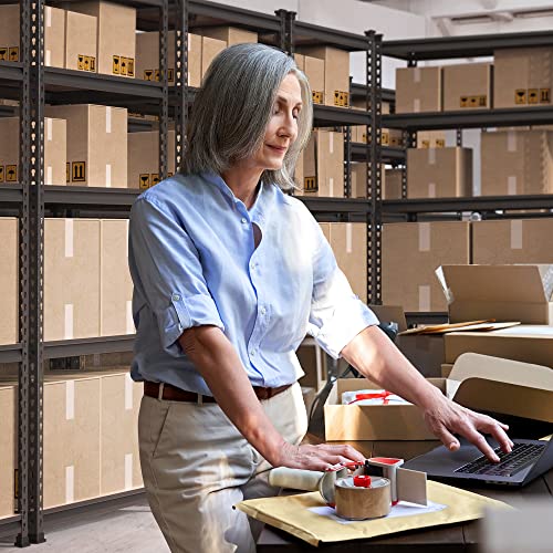WORKPRO 5-Tier Adjustable Metal Shelving, 36”Wx18”Dx72”H,4000LBS Capacity - color: Black, size: 36"W x 18"D x 72"H