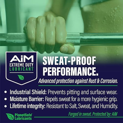 PlanetSafe Lubricants AiM Exercise Equipment Lube Kit, 4 oz + 0.25 oz - size: Small Bundle