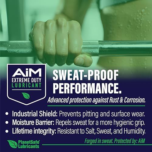 PlanetSafe Lubricants AiM Exercise Equipment Lube Kit, 16 oz + 0.25 oz - size: Medium Bundle