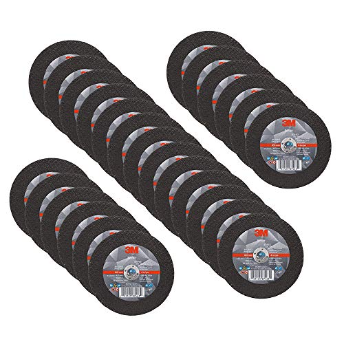 3M Silver Cut-Off Wheel, 87463, 36+, T1, 4 in x 0.05 in x 3/8 in - size: 4 in x .050 in x 3/8 in, style: T1