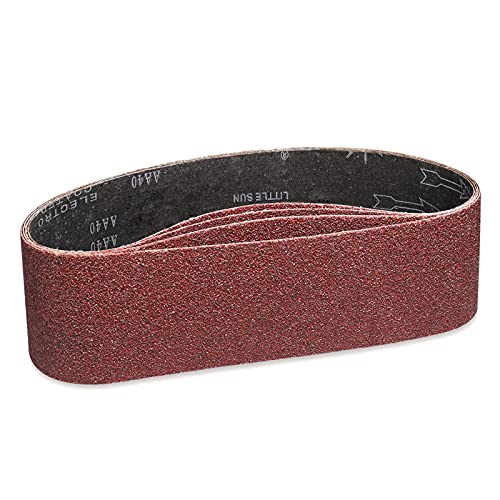 4x36 Inch Sanding Belts 40 Grit 4 Pack for Belt Sander - size: 40Grit-4Pack