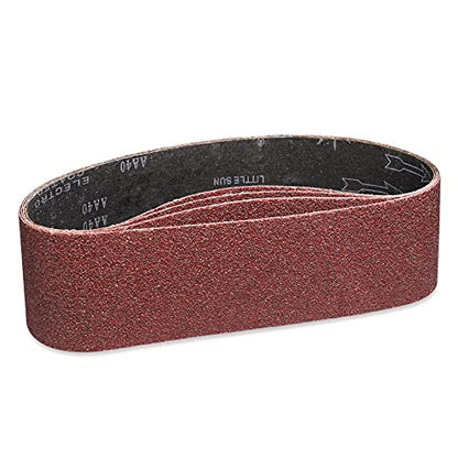 4x36 Inch Sanding Belts 40 Grit 4 Pack for Belt Sander - size: 40Grit-4Pack