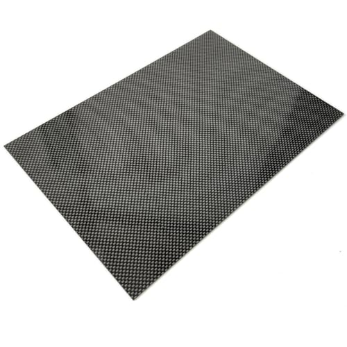 Carbon Fiber Sheet Plain Glossy Finish 200x300x5.0MM,3K Carbon Fiber Panel Plate - size: 200x300x5.0mm, style: Plain Glossy Finish