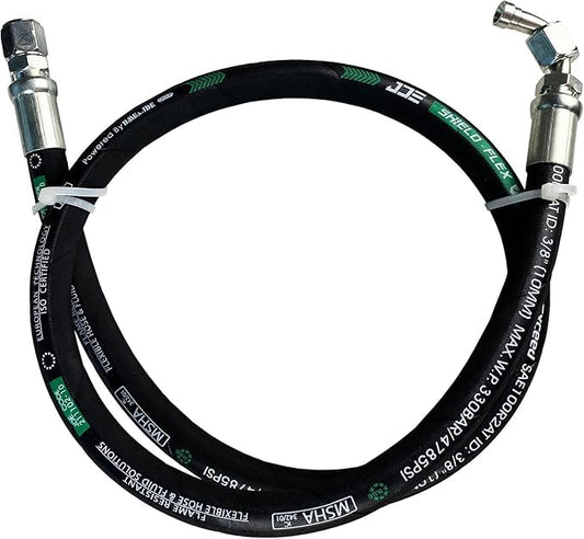 Autovo Hydraulic Hose Swivel Assembly 1/2" Hydraulic Hose with Female JIC X 90° Female JIC 36" Long 3988 psi - size: 26711-08-08-36IN-90