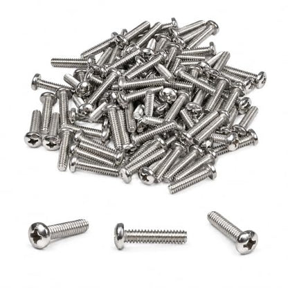 100PCS #6-32 x 1/2" Machine Screws, Phillips Pan Head, 304 Stainless Steel - size: 6#-32 x 1/2"