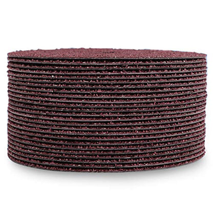 BHA 4.5" x7/8" Aluminum Oxide Resin Fiber Discs, 24 Grit - 50 Pack - size: 24 Grit (Pack of 2)