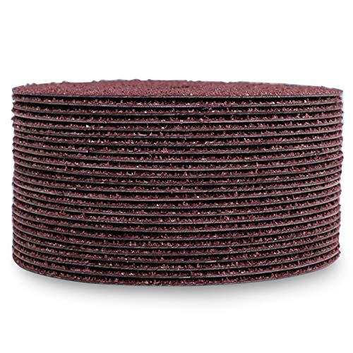 BHA 4.5" x7/8" Aluminum Oxide Resin Fiber Discs, 120 Grit - 25 Pack - size: 120 Grit