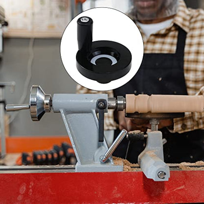 2PCS 2.48" Hand Crank Revolving M6 Thread Handle 63x8mm Hand Wheel - style: M8×63mm,2 Pcs Handwheel