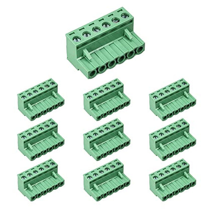 10pcs 6P 5.08mm Angle PCB Screw Terminal Block - size: 10pcs 6P 5.08mm