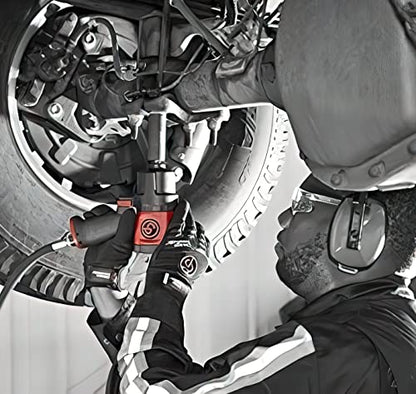 Chicago Pneumatic CP7748 1/2 Inch Air Impact Wrench, Red, Metal - size: 1-Inch Short Anvil, style: New Version