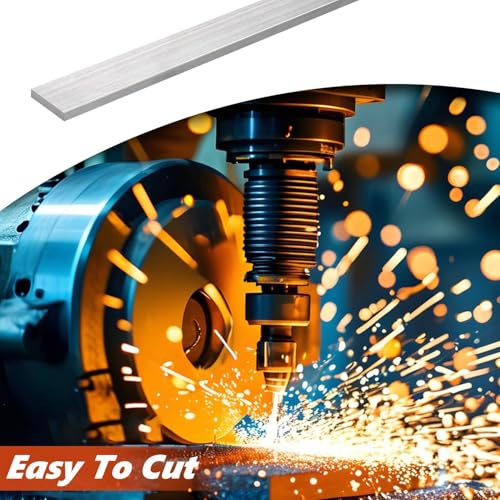 2Pcs Square Aluminum Flat Bar, 1/8" Thickness x 0.6" Width x 12" Length 6061 Aluminum Flat Plate, 3 x 15 x 305mm Solid New Mill Stock for DIY & Industrial Applications - size: 3x15x305mm, style: 2 pieces
