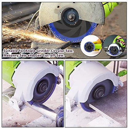Metal Cutting Diamond Blade - 9" 230MM All Purpose Heavy Duty Cut Off Wheel for Rebar,Steel,Metal,Reinforced Concrete - size: 9"/230mm