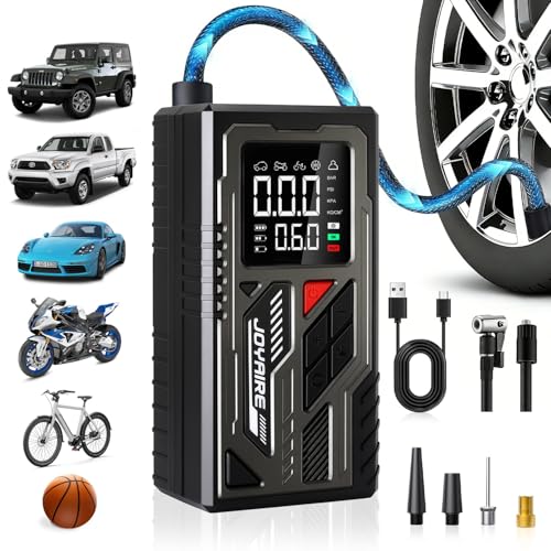 Air Pump for Balls, Car, 12V & 4000mAh Battery, 150PSI Max Pressure