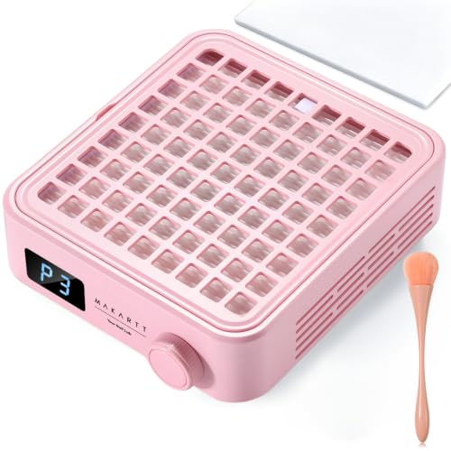 Makartt Professional Nail Dust Collector–Powerful Dust Collector Nail Tech - color: Dust Collector Pink