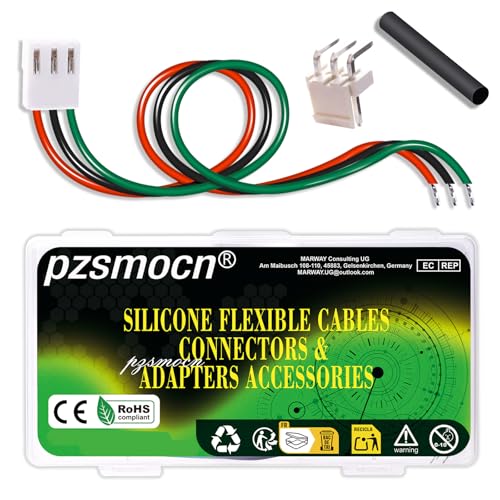 15 Sets/60 Pcs JST VH SMT 3.96mm 3 Pin 22AWG Silicone Connector Kit - size: 3-Pin, style: JST-VH-SMT