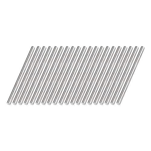 uxcell 4mm x 75mm 304 Stainless Steel Solid Round Rod for Drift Punches DIY Craft Model Plane Model Ship Model Cars - 20pcs - size: 4mm x 75mm