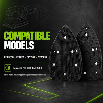 Pack of 2 Mouse Pad Replace for Ryobi 039065005001 Backing Platen