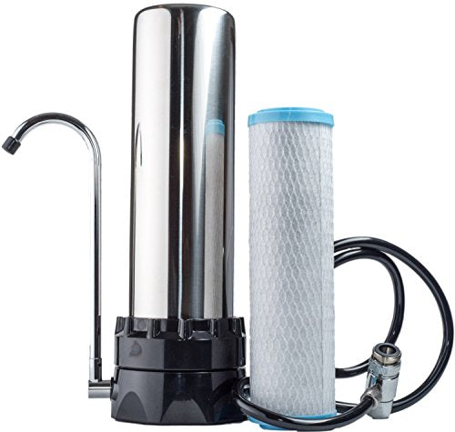 Stainless Steel Countertop Water Purifier Filter (KDF Cartridge)