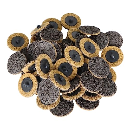 50 Pcs 2Inch Brown Quick Change Surface Prep Conditioning Discs
