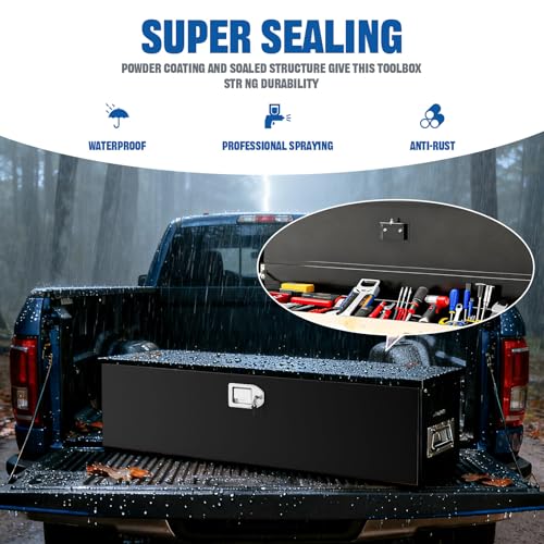 Truck Bed Tool Box, Crossover, 38.5 x 11.6 x 9.6 Inches - style: Original