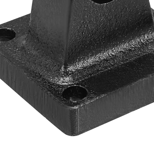PATIKIL 50x50x47mm Air Cylinder Foot Flange Rod Pivot Clevis Pneumatic Mounting Bracket Rear Mount Parts, Black - size: 50x50x47mm