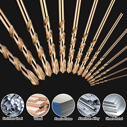 Metric 4Pcs 9mm M35 Cobalt Drill Bit Set - size: 9mm（4pcs）