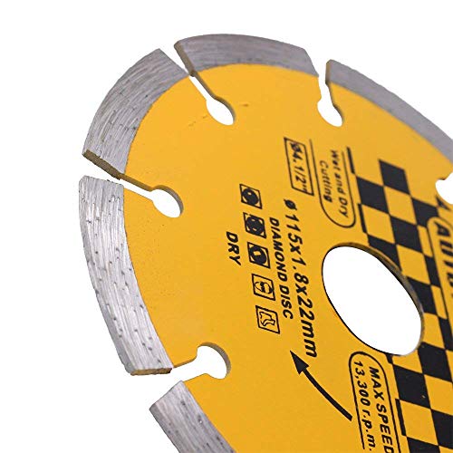 4-1/2Inch Diamond Saw Blade 115mm Angle Grinder Cutting Wheel Masonry Stone