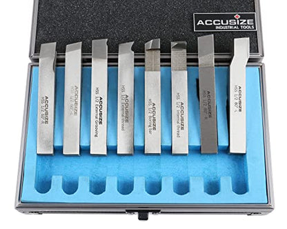 Accusize Industrial Tools HSS Tool Bit Pre-Ground, 1/2 in, 2662-2004 - size: 1/2 in